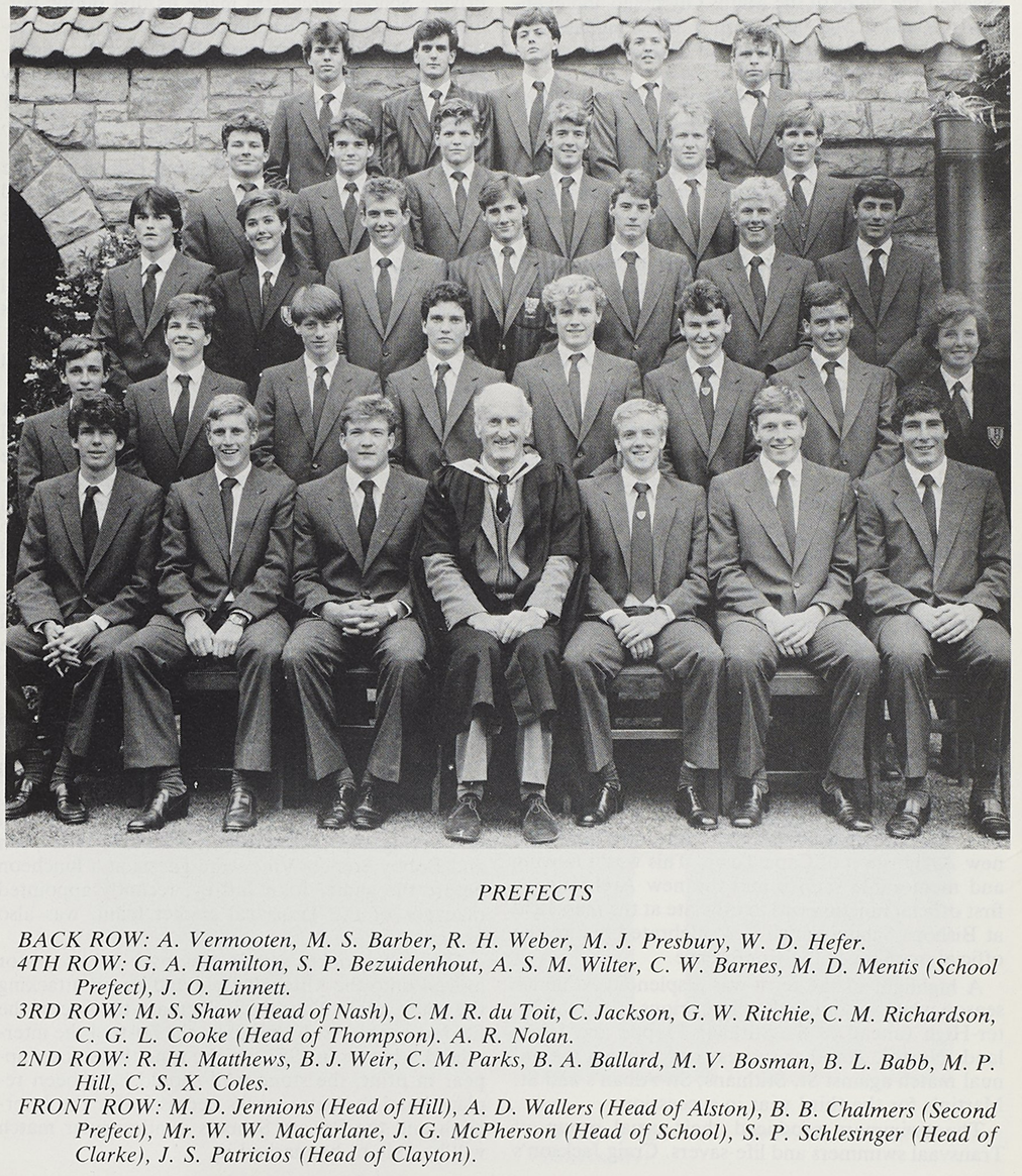 Prefects 1986