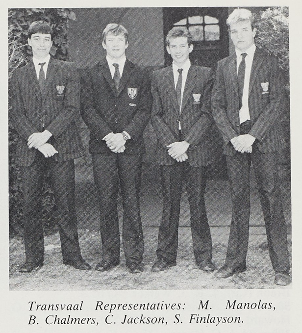 Transvall Representatives Waterpolo 1985