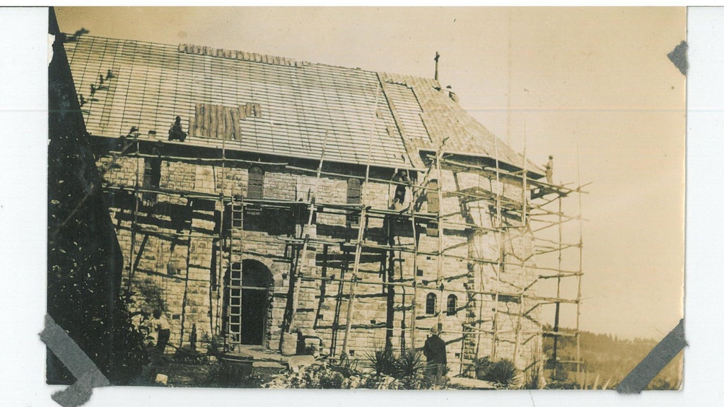 Construction of the chapel 2